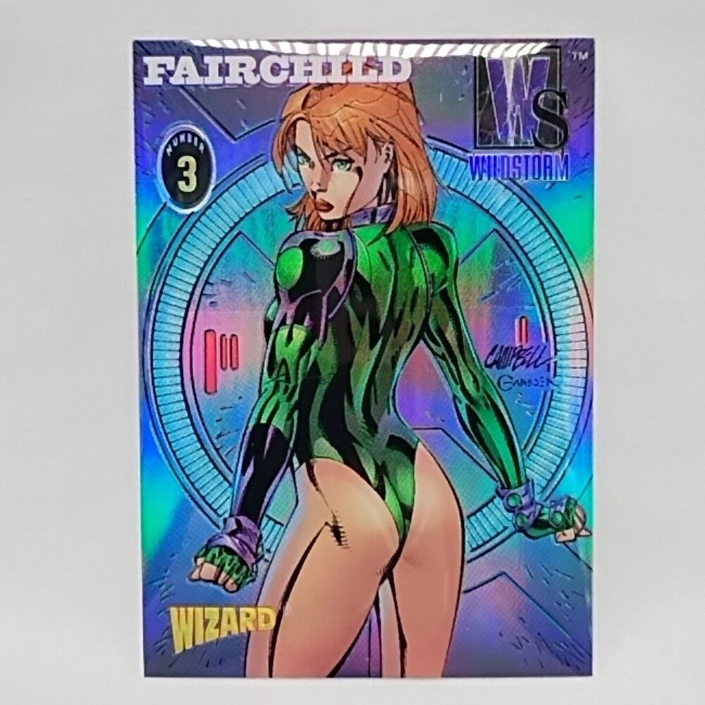 1996 Fairchild Chrome Wildstorm Wizard Trading Card #3